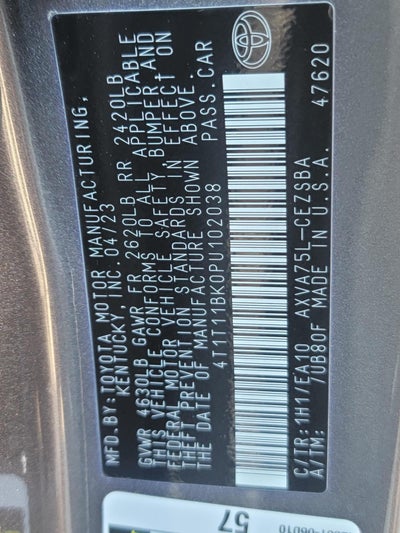 2023 Toyota Camry SE