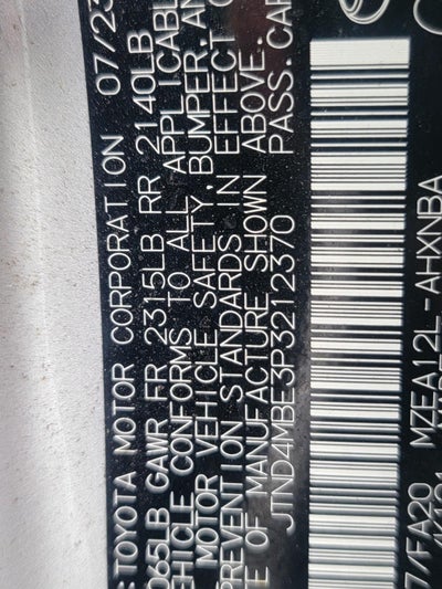 2023 Toyota Corolla Hatchback SE