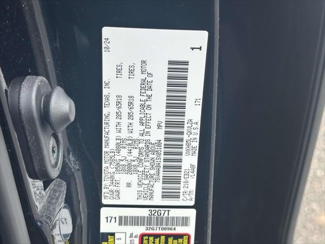 2025 Toyota Sequoia TRD Pro 4WD (Natl)