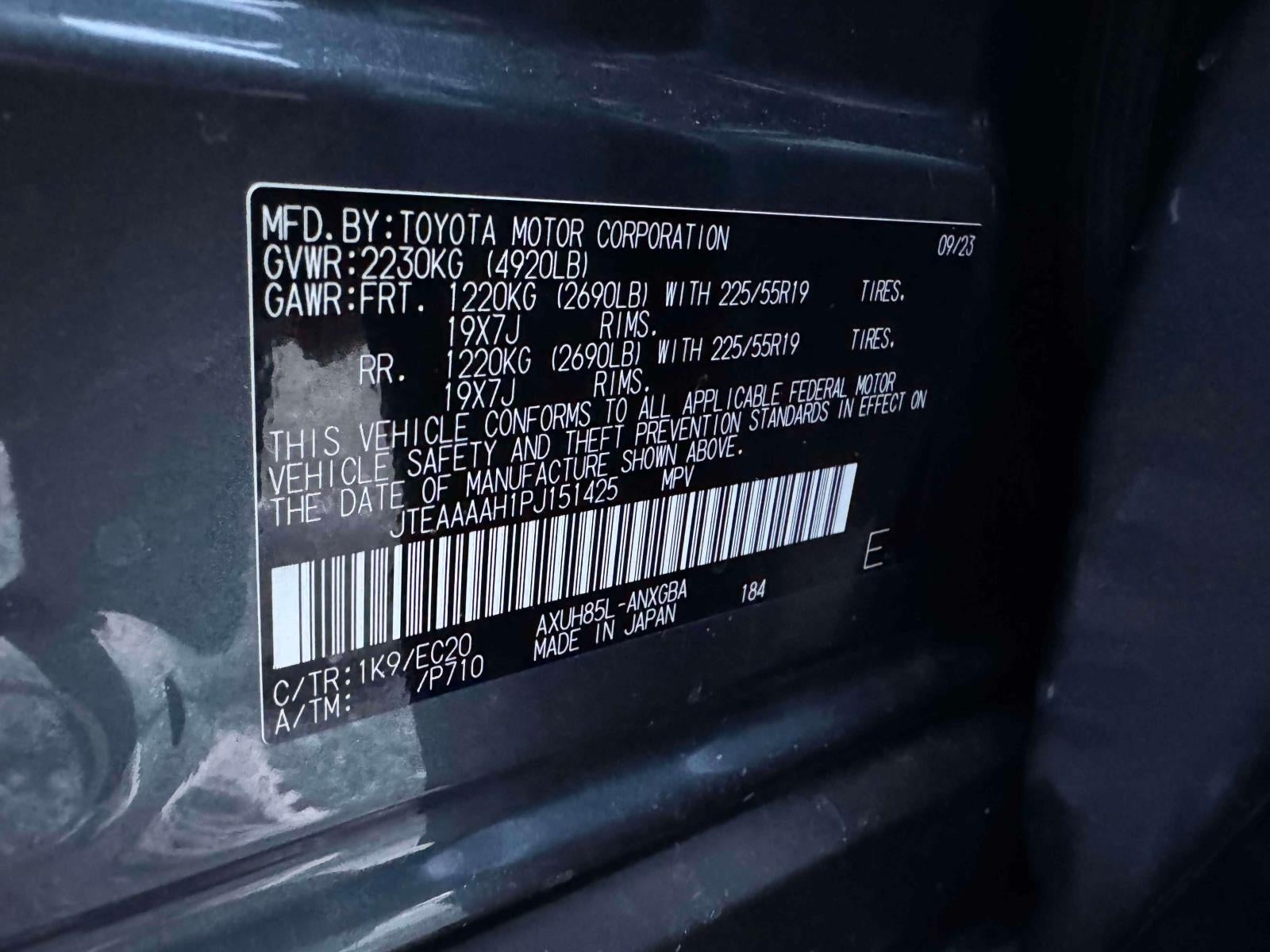 2023 Toyota Venza XLE AWD (Natl)