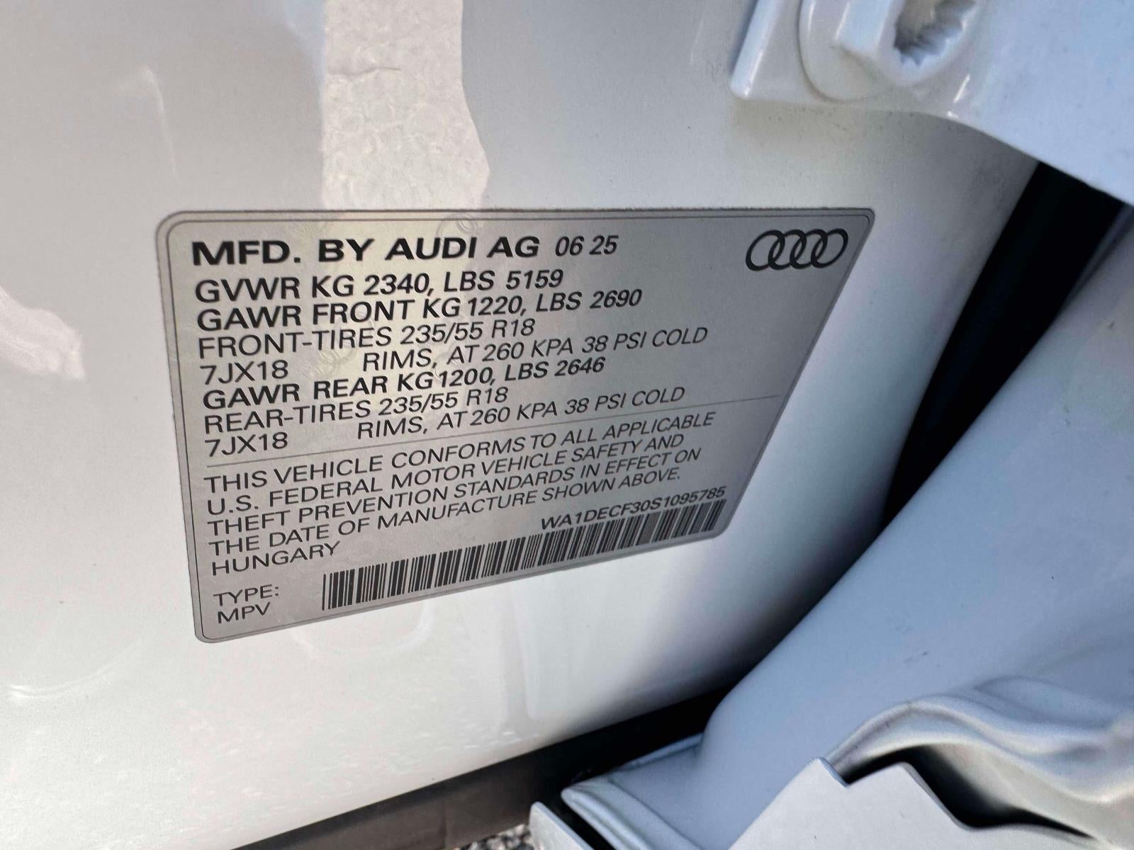 2025 Audi Q3 Premium