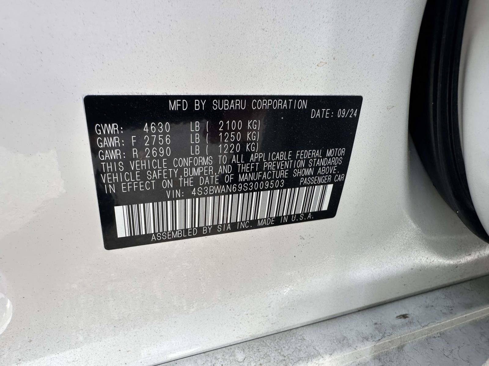 2025 Subaru Legacy AWD