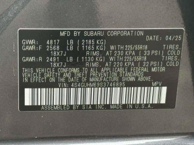 2025 Subaru Crosstrek Limited AWD