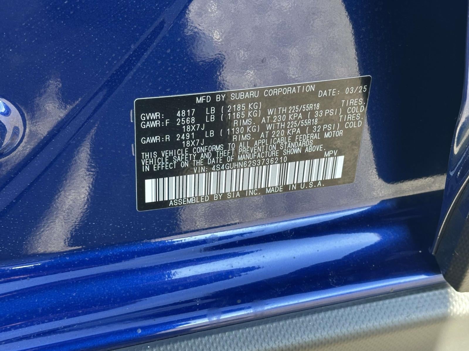 2025 Subaru Crosstrek Limited AWD