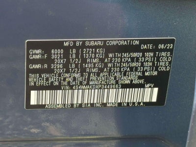 2023 Subaru Ascent Onyx Edition Limited 7-Passenger