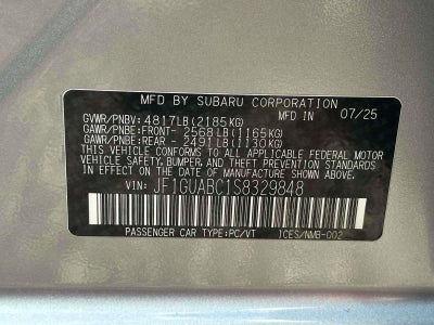 2025 Subaru Impreza AWD