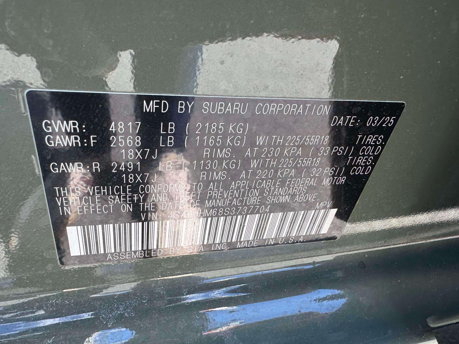 2025 Subaru Crosstrek Limited AWD