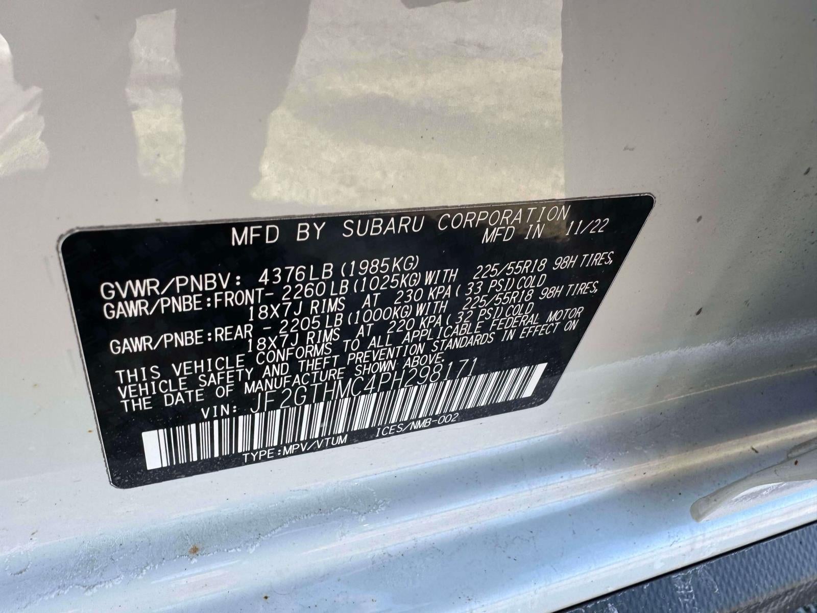 2023 Subaru Crosstrek Limited CVT