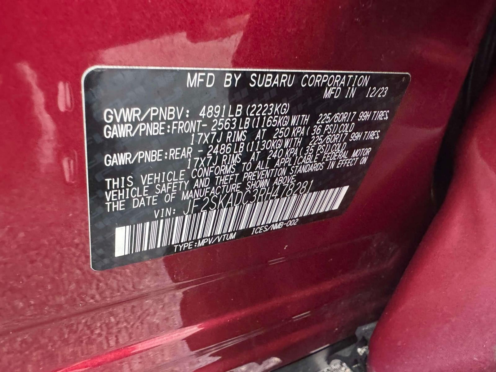 2024 Subaru Forester Premium AWD