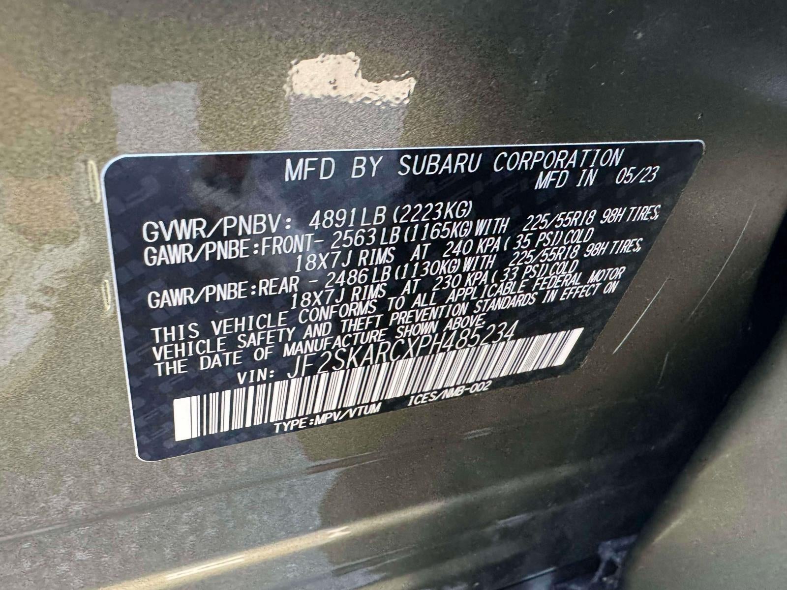 2023 Subaru Forester Touring CVT