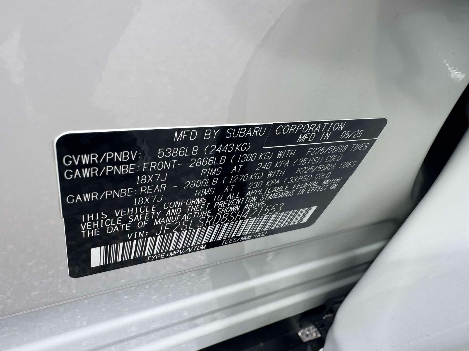 2025 Subaru Forester Limited Hybrid AWD