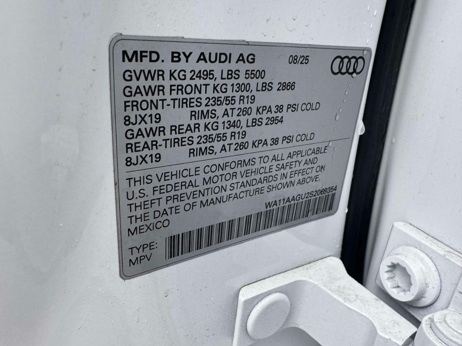 2025 Audi Q5 Premium 2.0 TFSI quattro