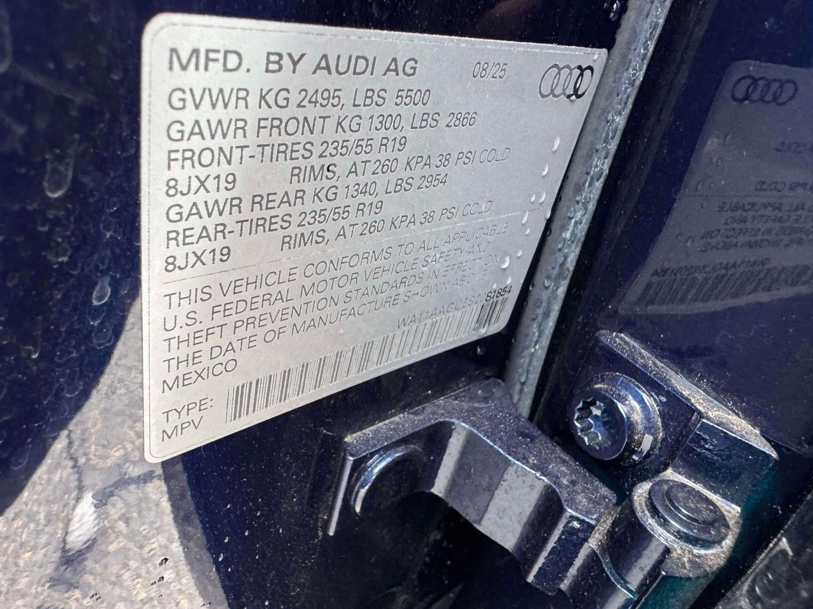 2025 Audi Q5 Premium 2.0 TFSI quattro
