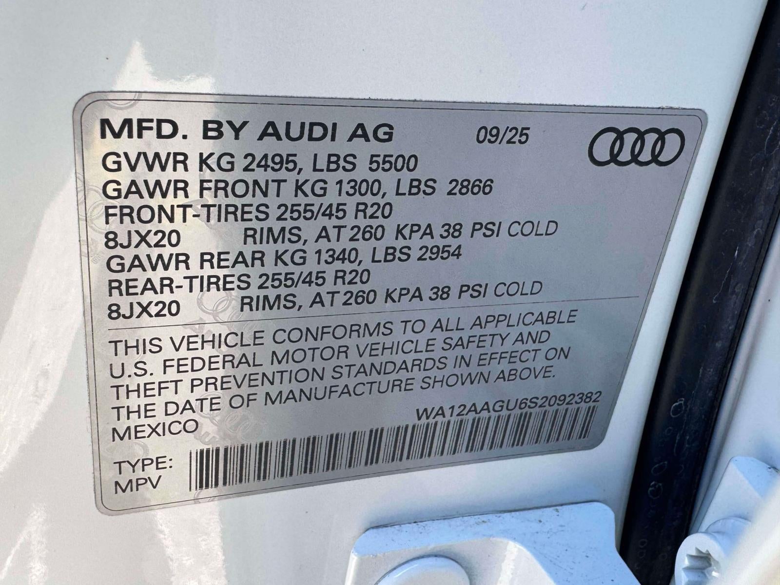 2025 Audi Q5 Premium Plus 2.0 TFSI quattro