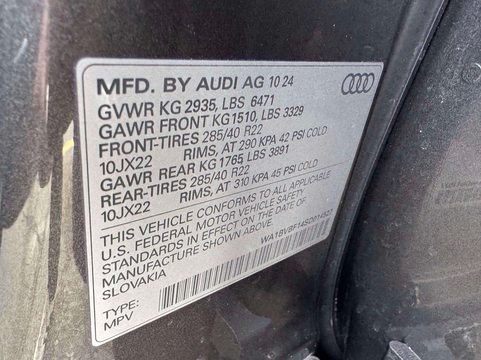 2025 Audi Q8 Premium Plus 55 TFSI quattro