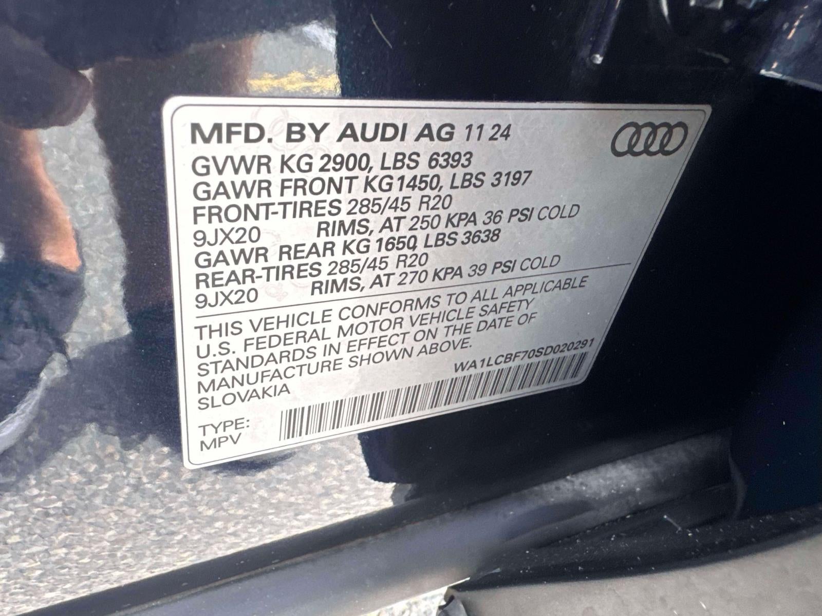 2025 Audi Q7 Premium Plus 45 TFSI quattro