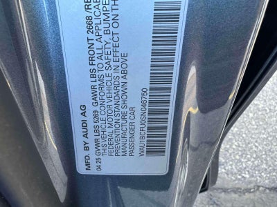 2025 Audi A5 Premium 2.0 TFSI quattro