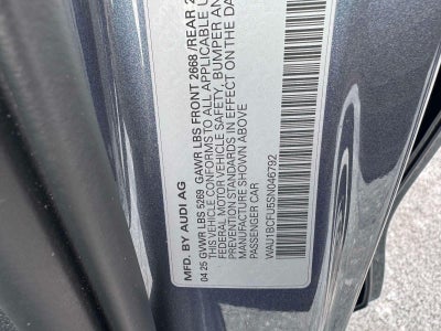 2025 Audi A5 Premium 2.0 TFSI quattro