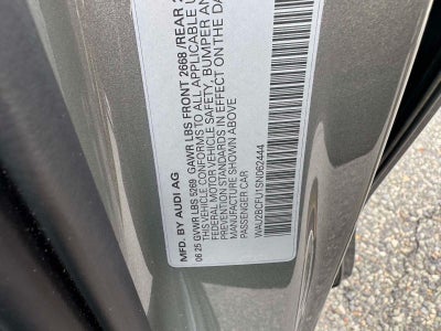 2025 Audi A5 Premium Plus 2.0 TFSI quattro