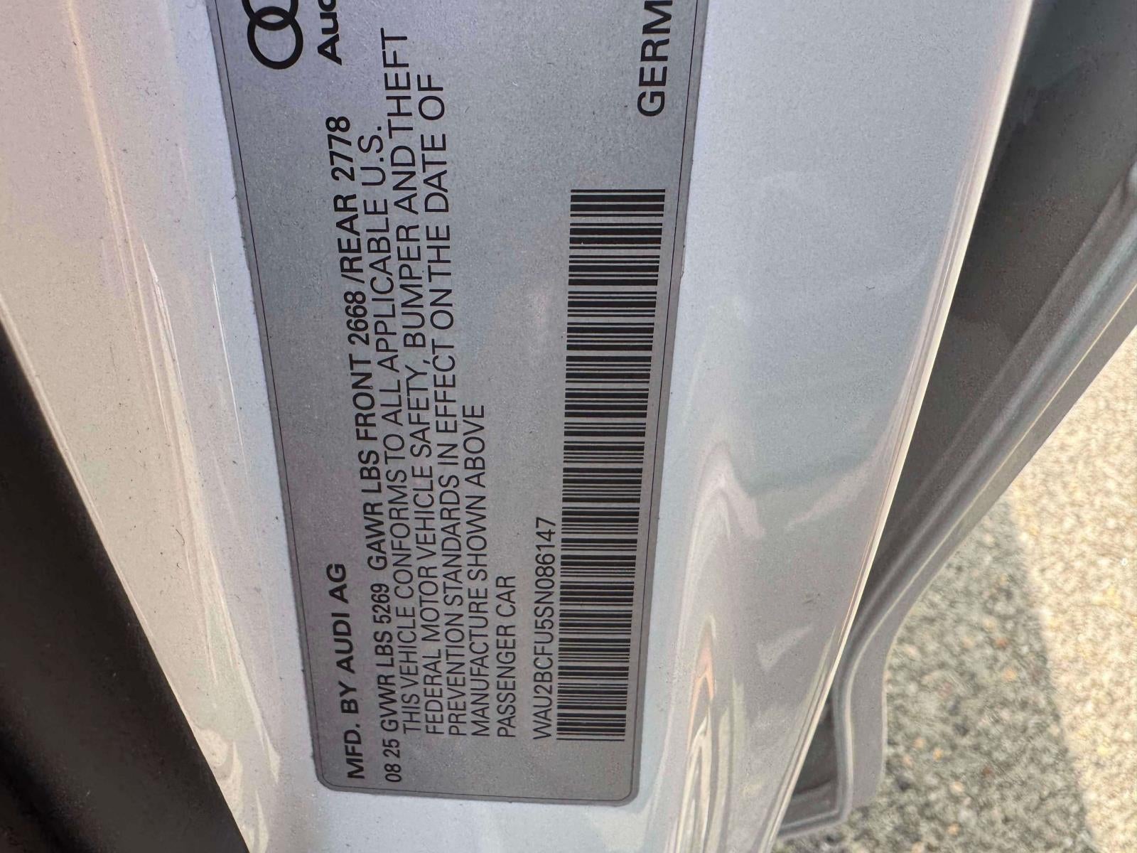 2025 Audi A5 Premium Plus 2.0 TFSI quattro