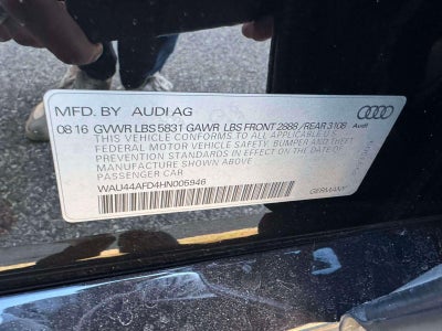 2017 Audi A8 L 3.0 TFSI