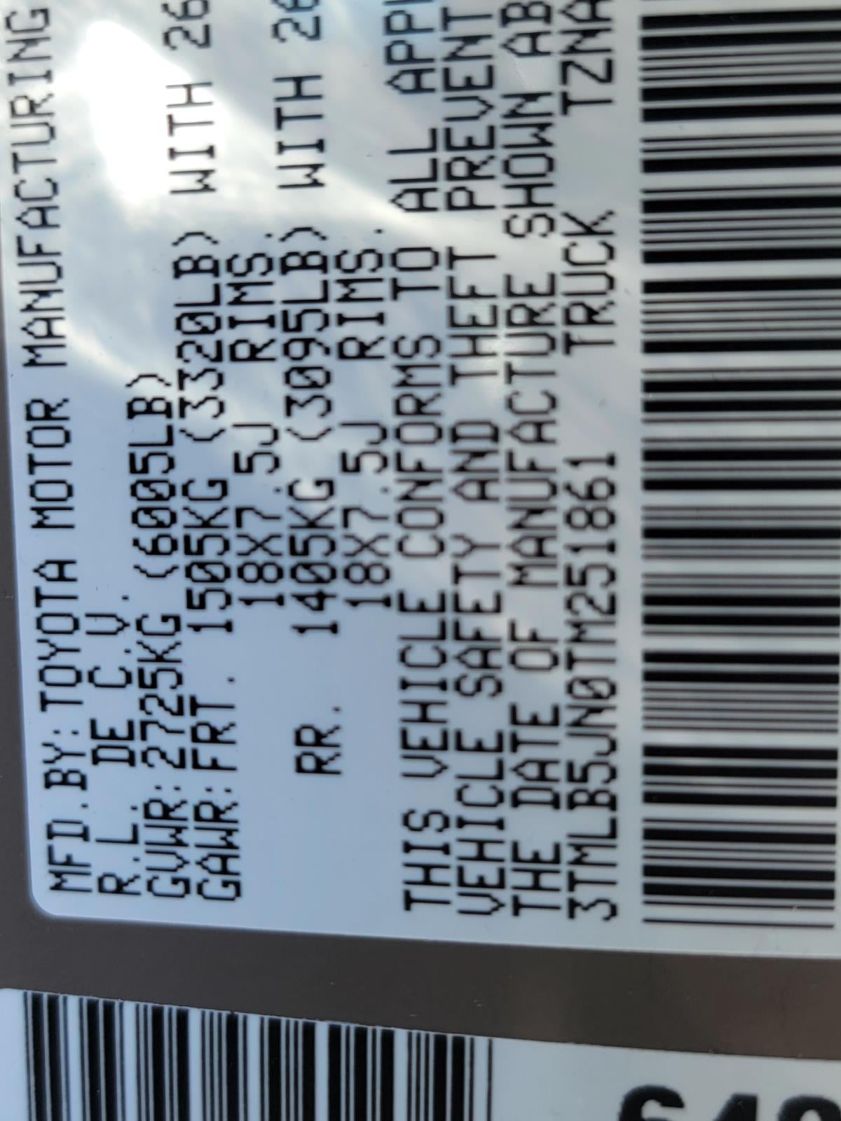 2026 Toyota Tacoma TRD Sport