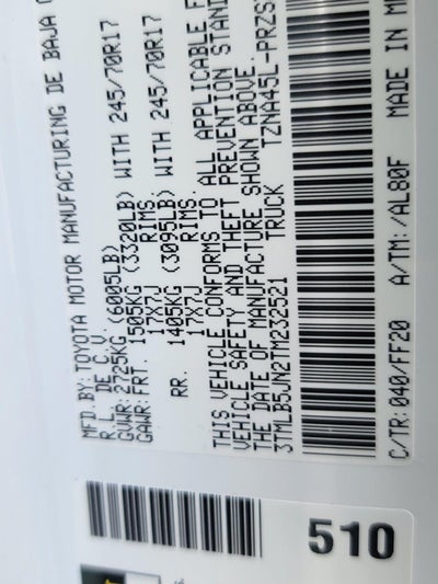 2026 Toyota Tacoma SR5