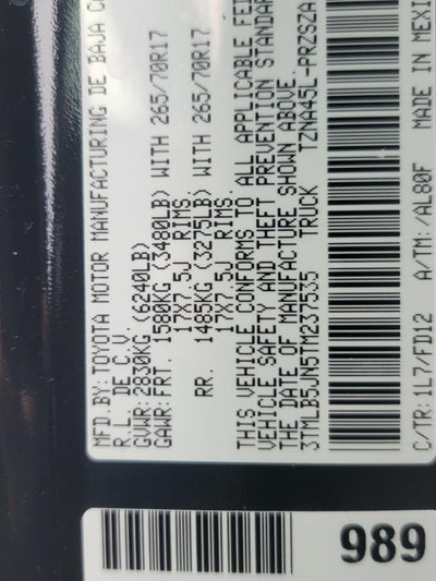 2026 Toyota Tacoma TRD Off-Road