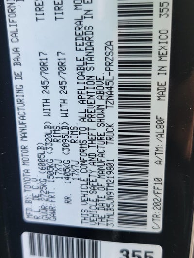 2026 Toyota Tacoma SR5