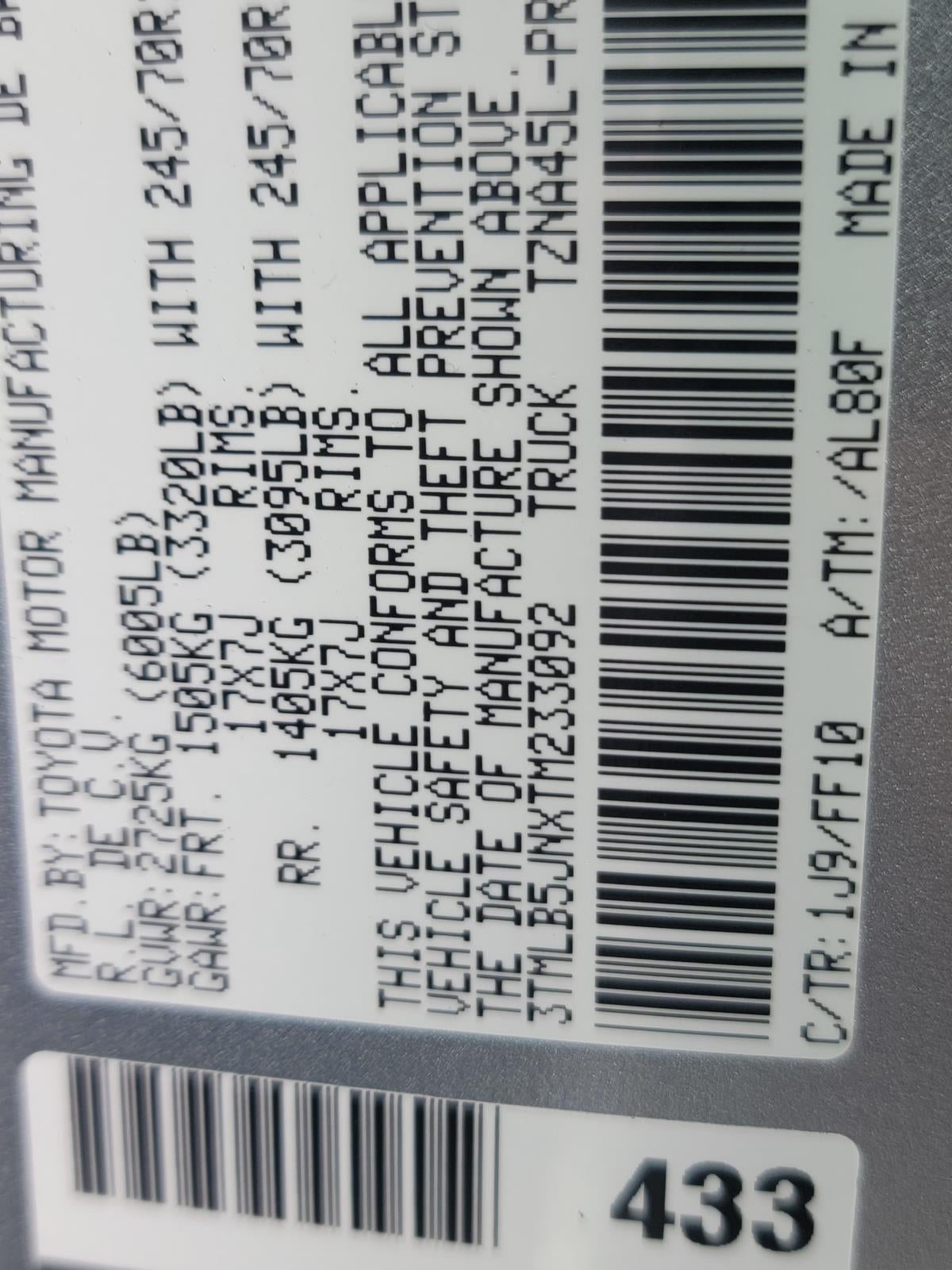 2026 Toyota Tacoma SR5