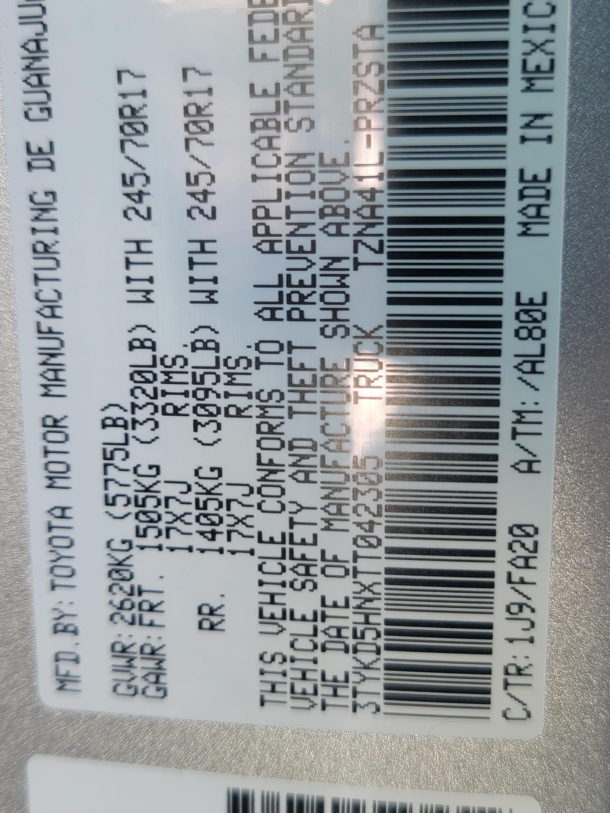 2026 Toyota Tacoma SR