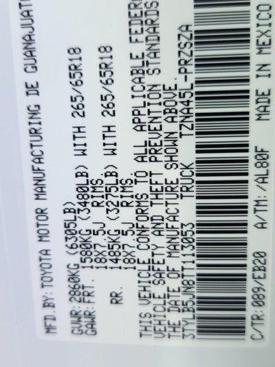 2026 Toyota Tacoma Limited