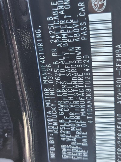 2026 Toyota Camry LE