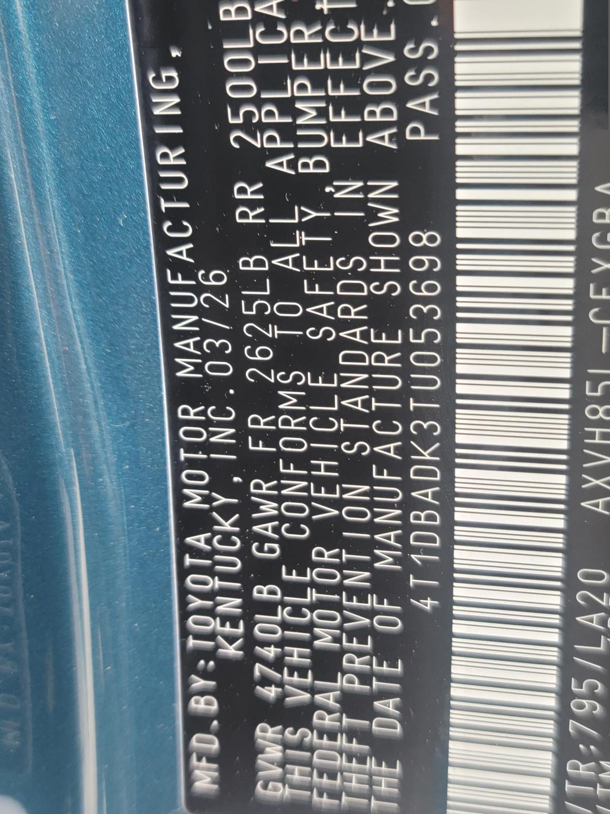 2026 Toyota Camry XLE AWD