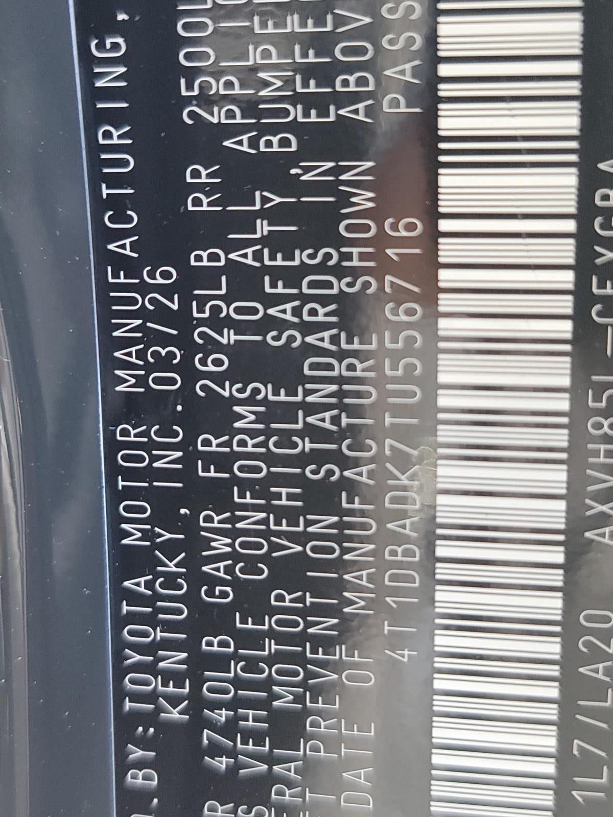 2026 Toyota Camry XLE AWD