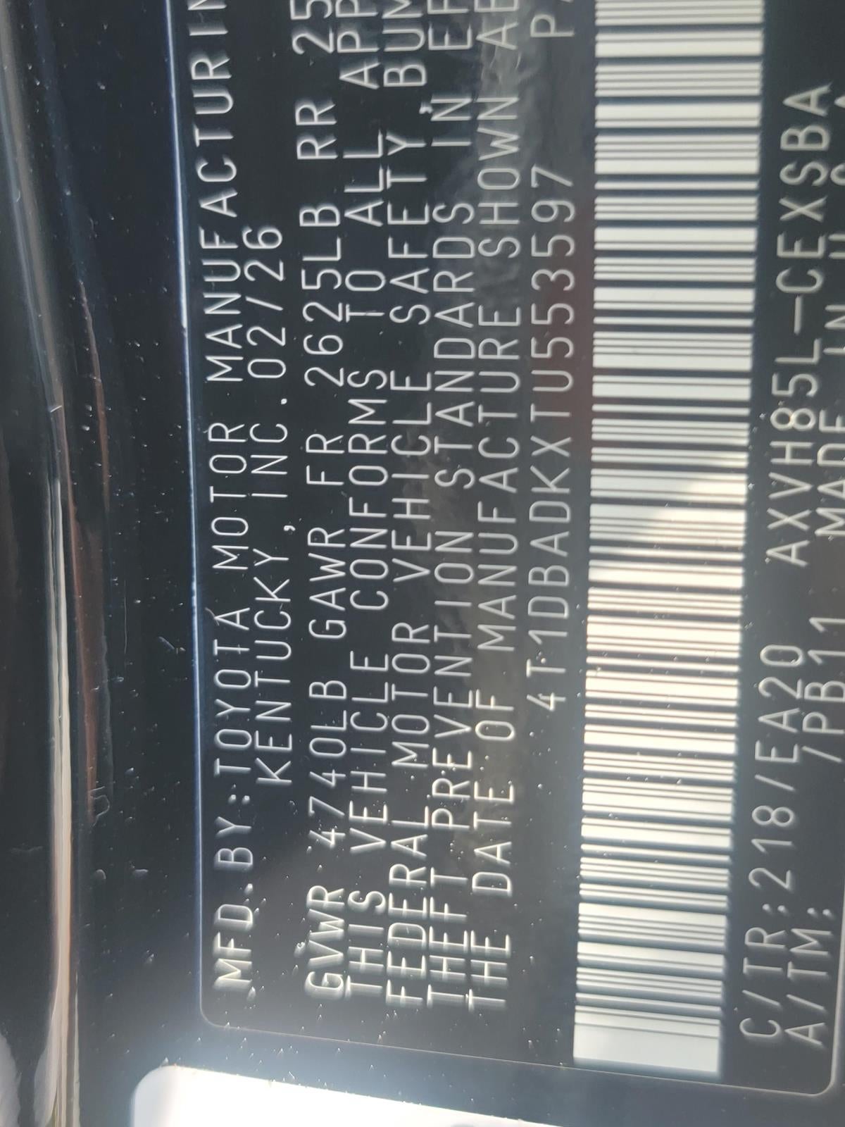 2026 Toyota Camry Nightshade AWD