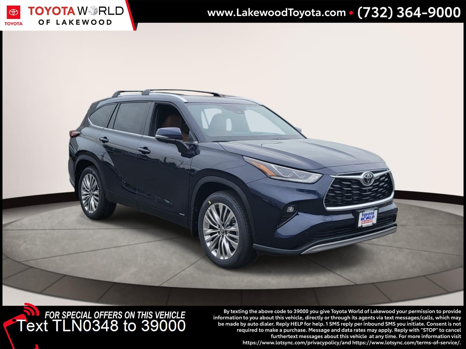 2026 Toyota Highlander Hybrid Platinum