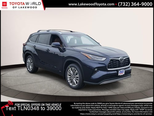 2026 Toyota Highlander Hybrid Platinum