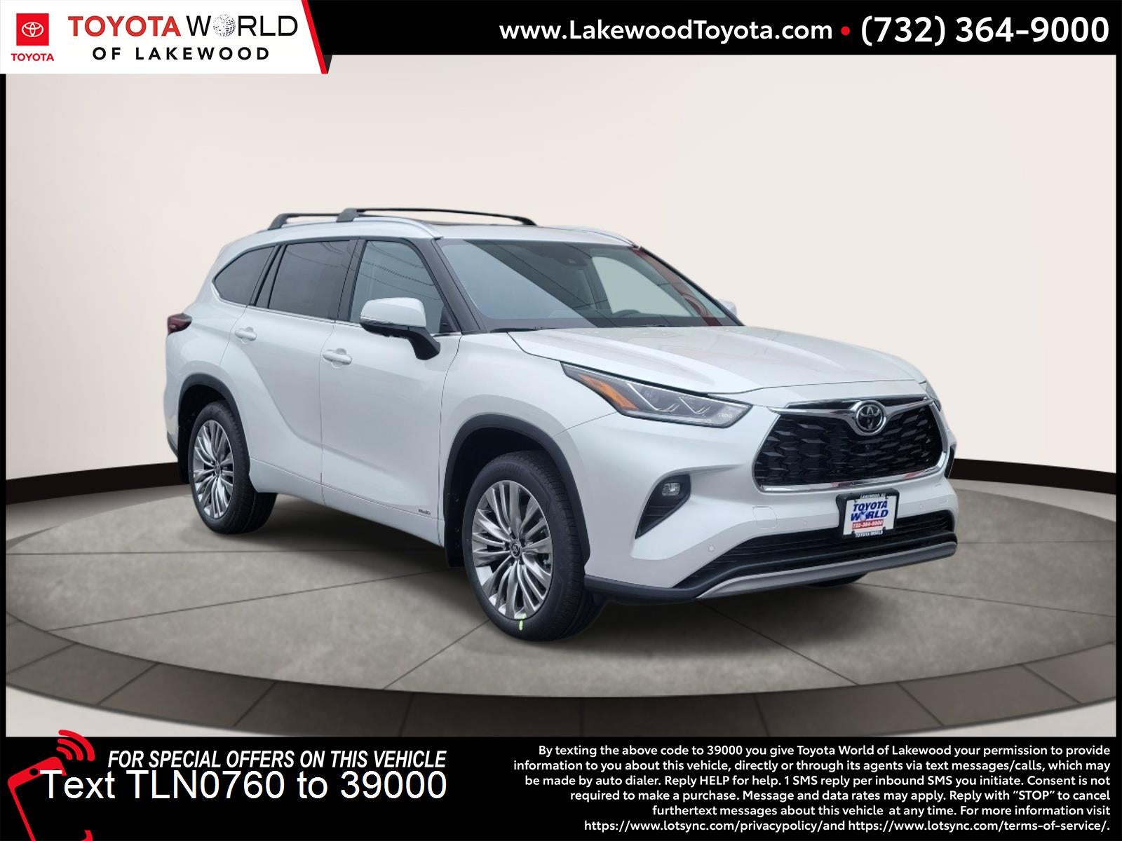 2026 Toyota Highlander Hybrid Platinum