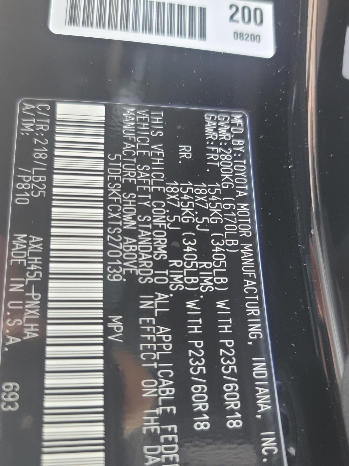 2026 Toyota Sienna Platinum