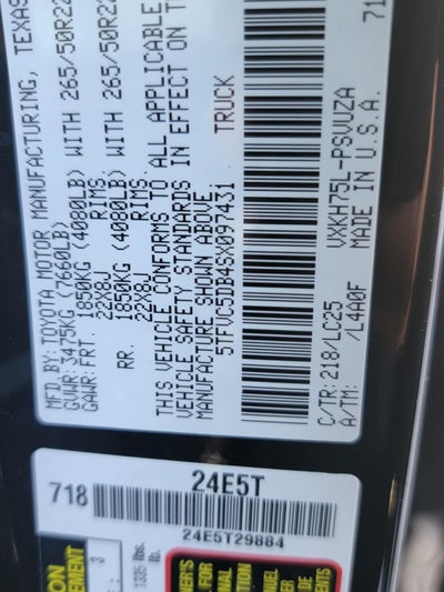 2025 Toyota Tundra i-FORCE MAX Tundra Capstone