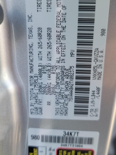 2026 Toyota Sequoia 1794 Edition