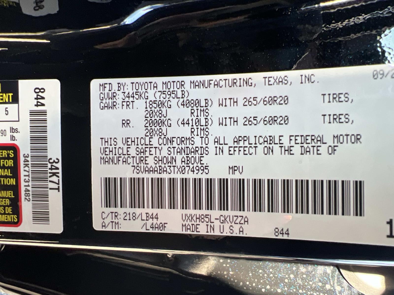 2026 Toyota Sequoia 1794 Edition