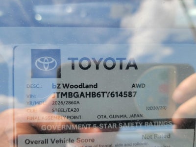 2026 Toyota bZ Woodland Base