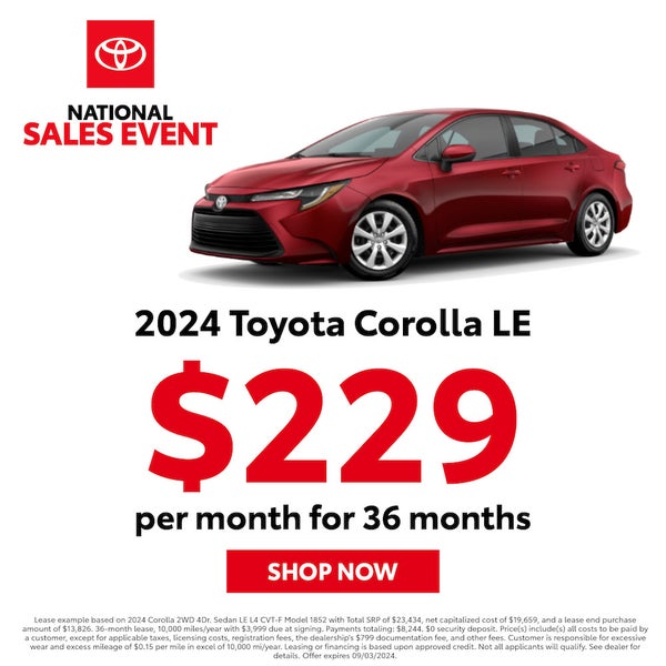 Toyota New Car Specials | Lakewood Toyota dealer in Lakewood NJ