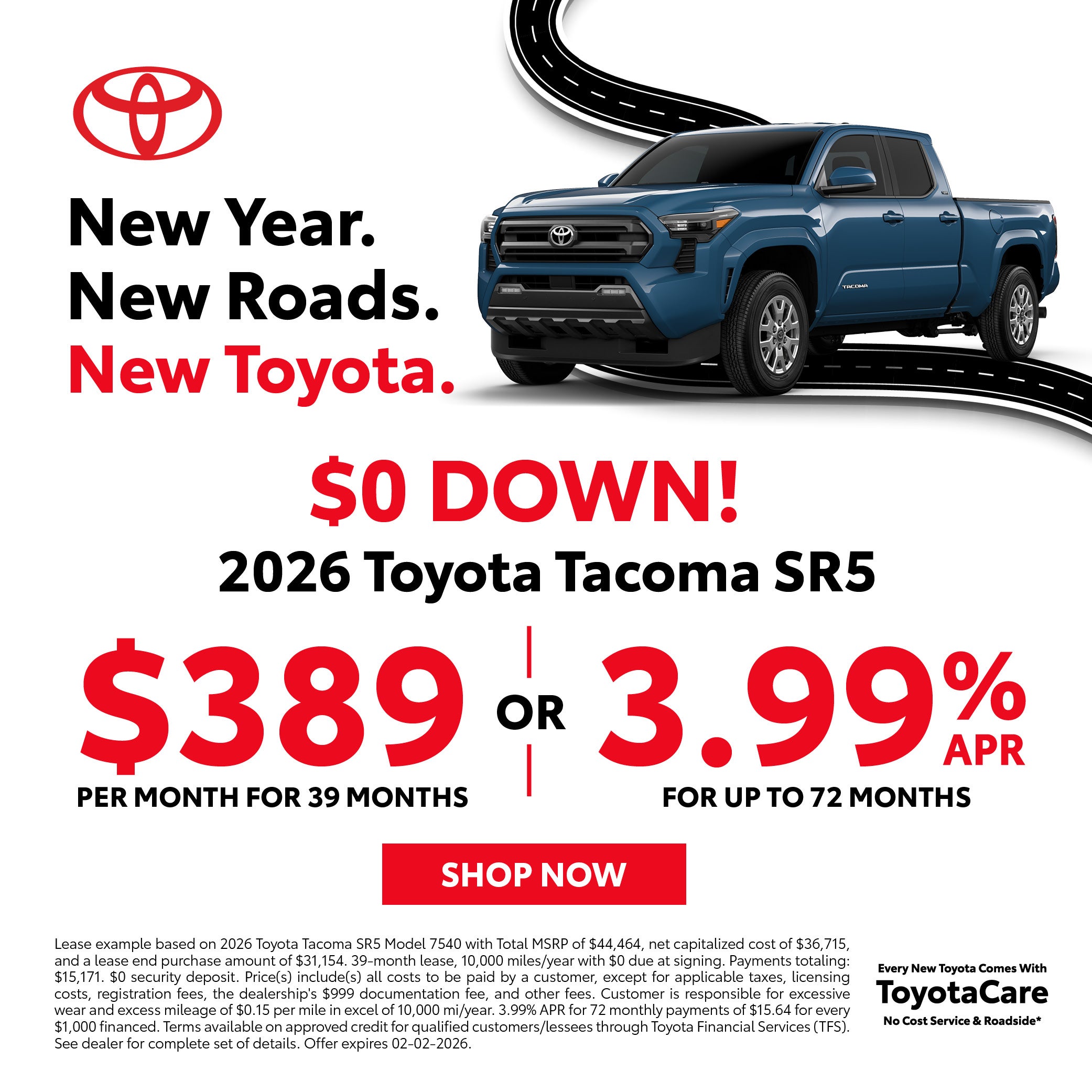 Tacoma Lease