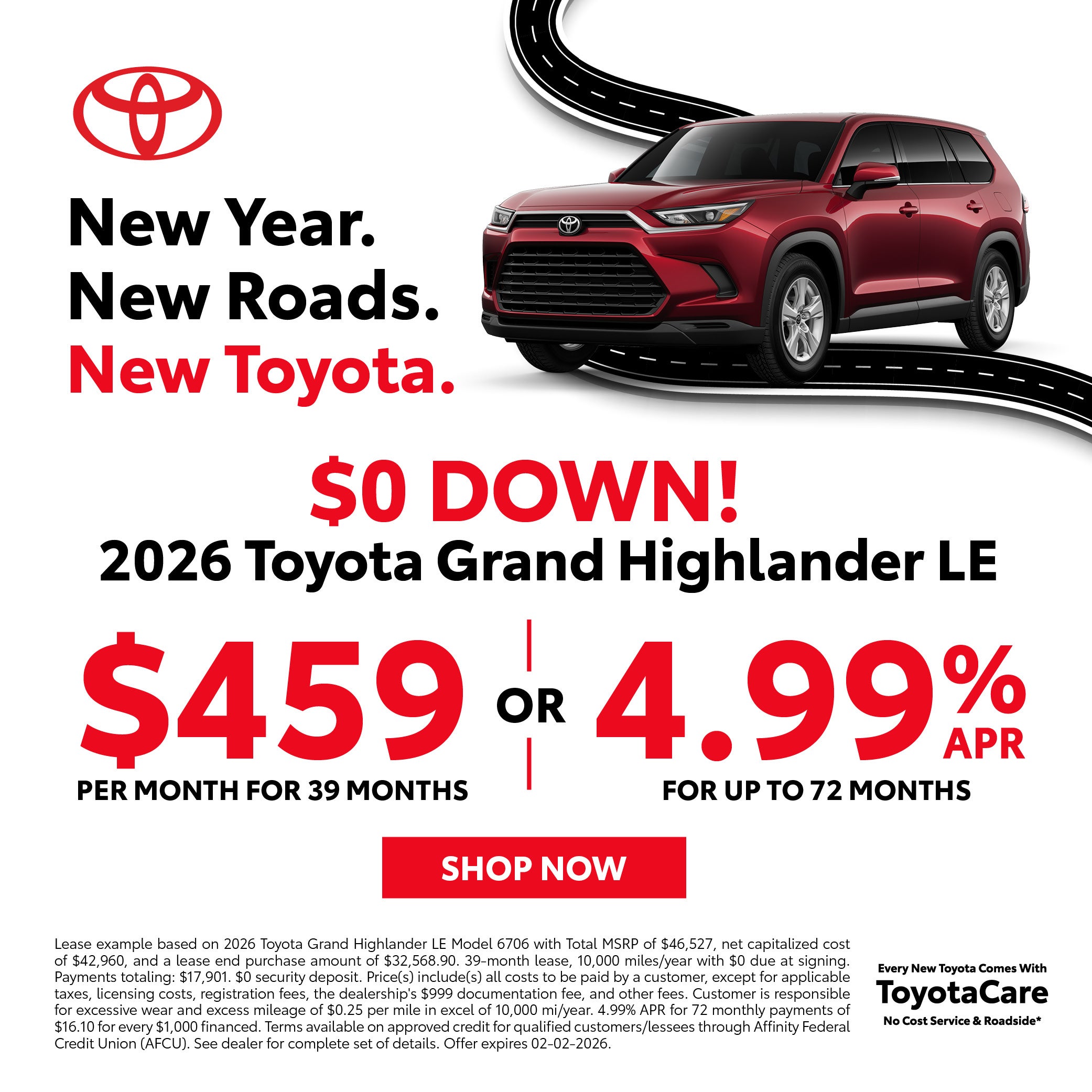 Grand Highlander Lease