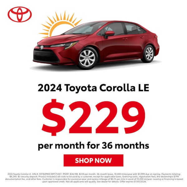 Toyota New Car Specials | Lakewood Toyota dealer in Lakewood NJ
