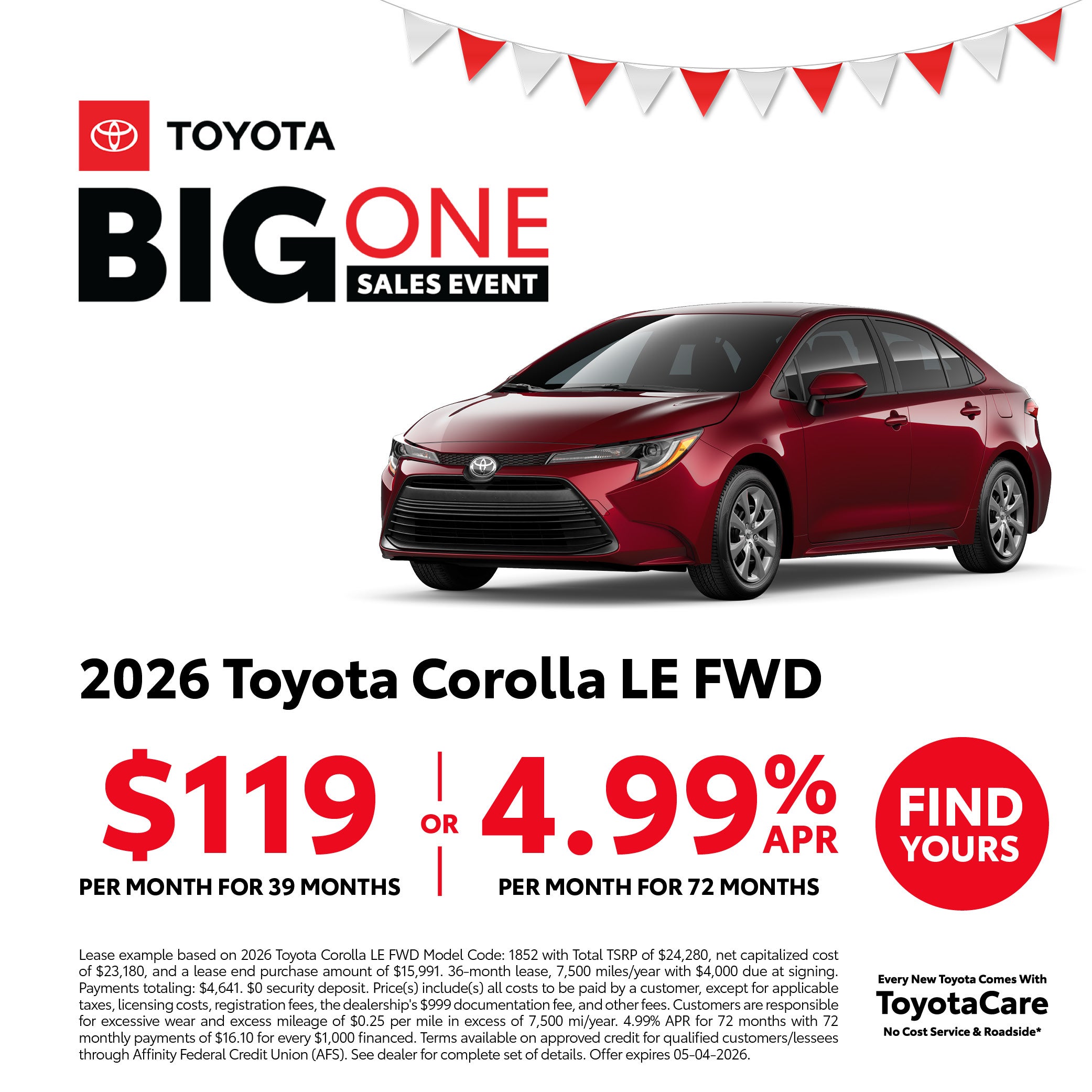 Toyota Corolla LE FWD