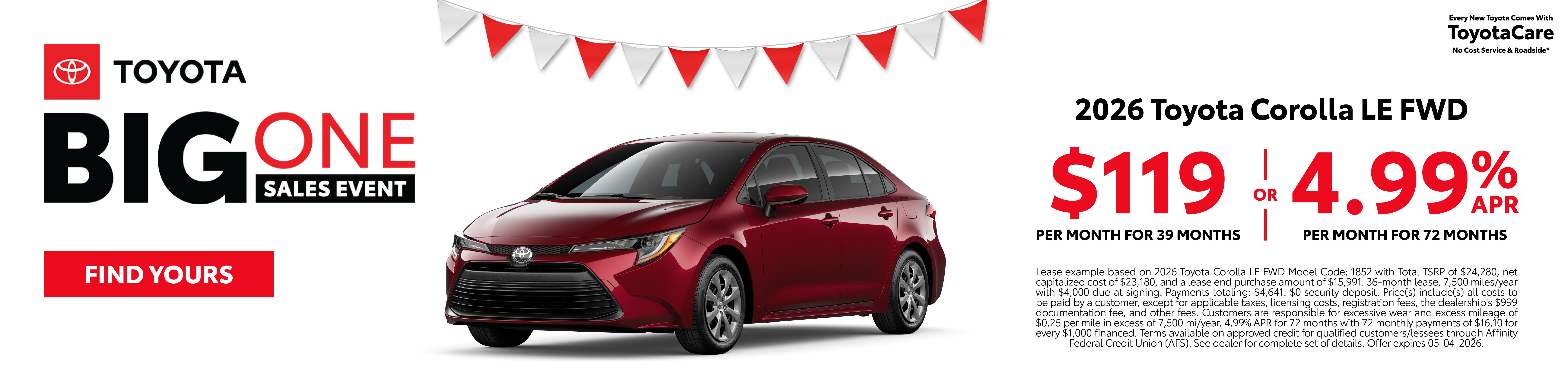 Toyota Corolla LE FWD